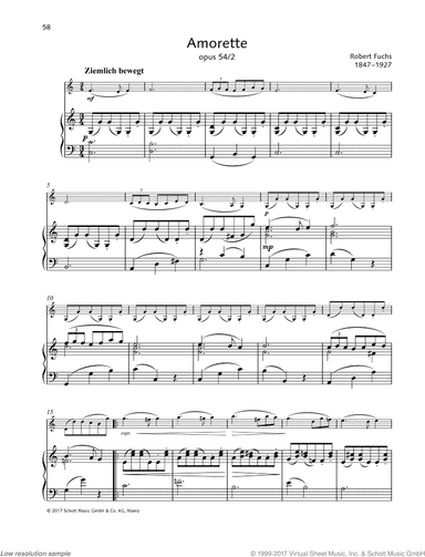 Amorette in C major, Op. 54, No. 2