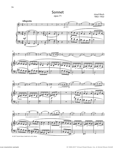 Sonnet in D minor, Op. 71
