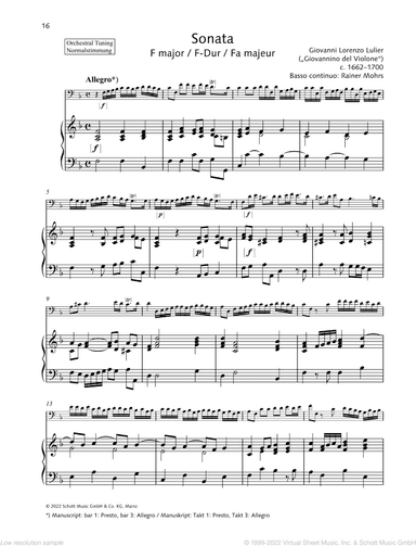 Sonata in F major