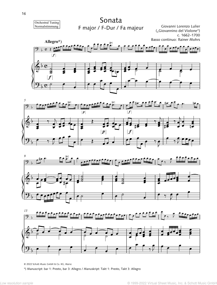 Sonata in F major