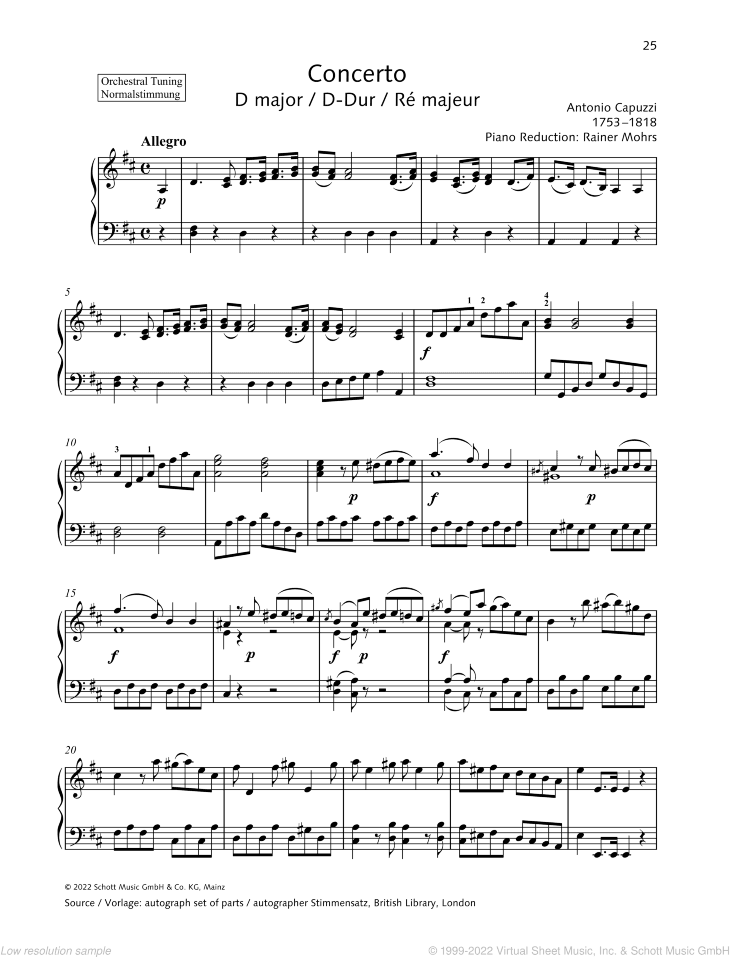 Concerto in D major
