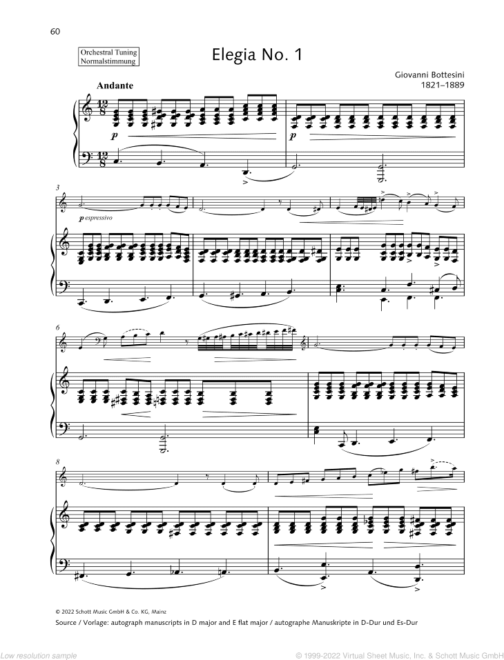 Elegia No. 1