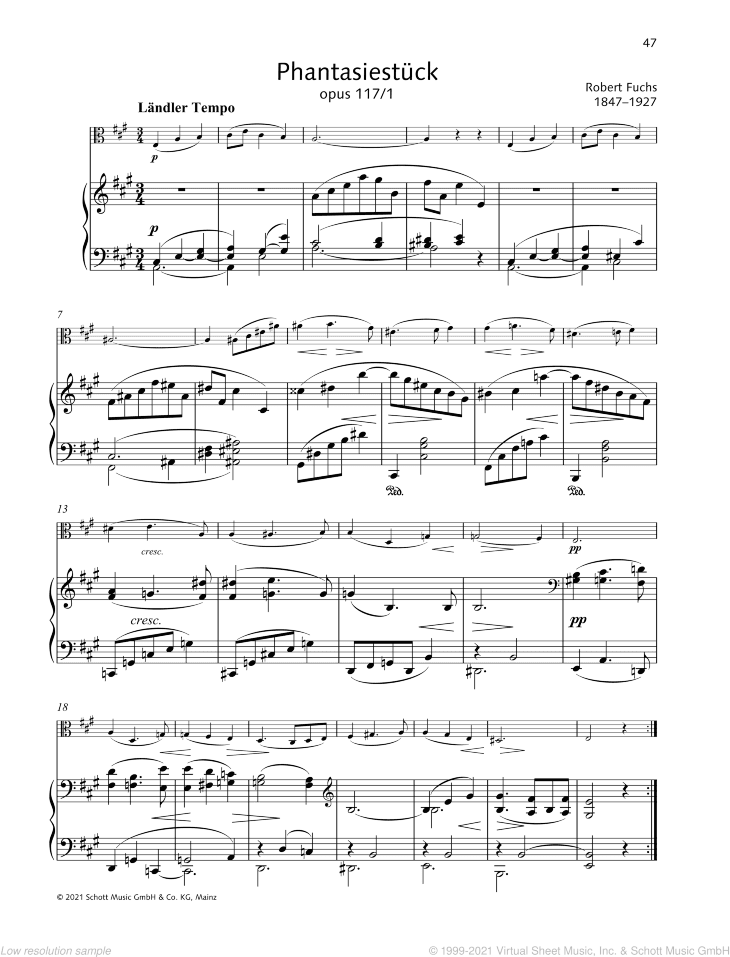 Phantasiestuck, Op. 117, No. 1