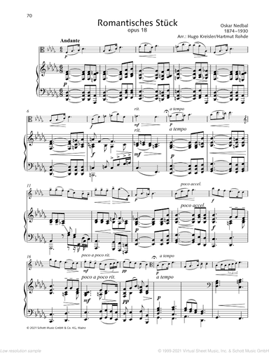 Romantisches Stuck, Op. 18