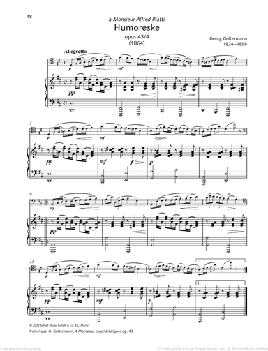 Humoreske, Op. 43/4