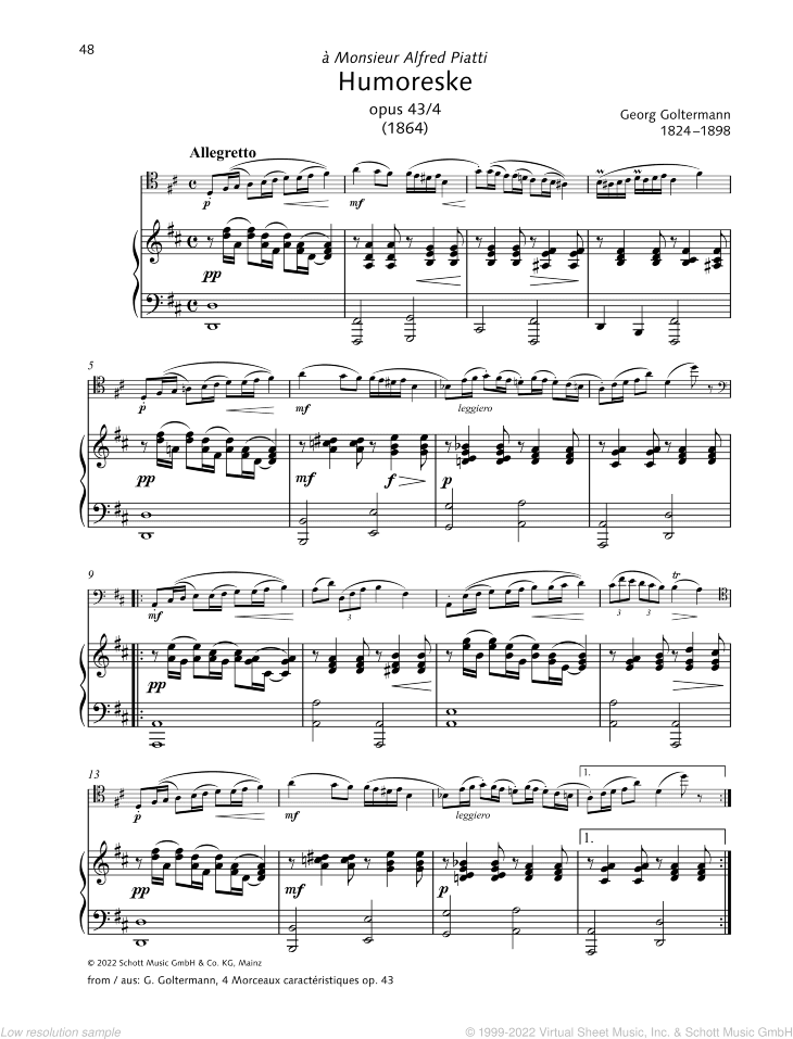 Humoreske, Op. 43/4