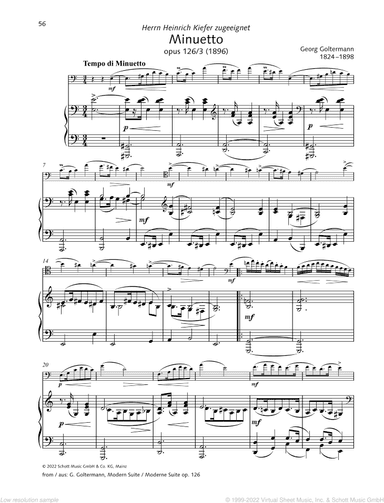 Minuetto, Op. 126/3