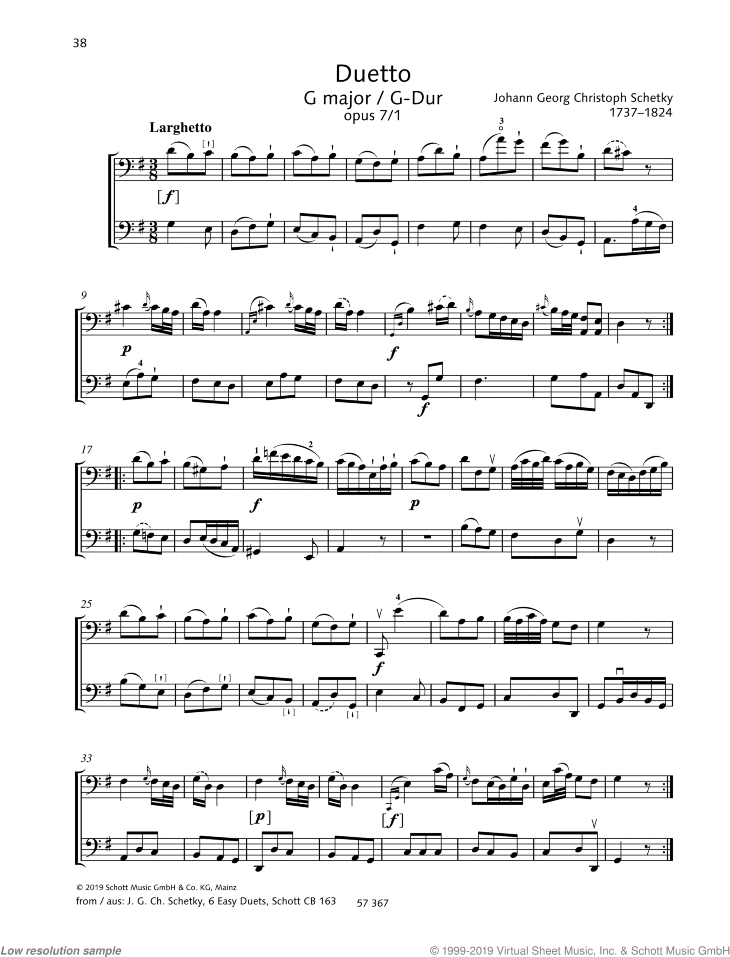 Duetto in G major, Op. 7, No. 1