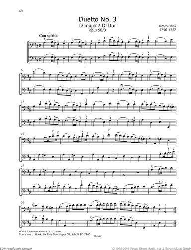 Duetto No. 3 in D major, Op. 58, No. 3