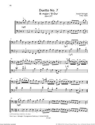 Duetto No. 7 Bb major, Op. 7, No. 7