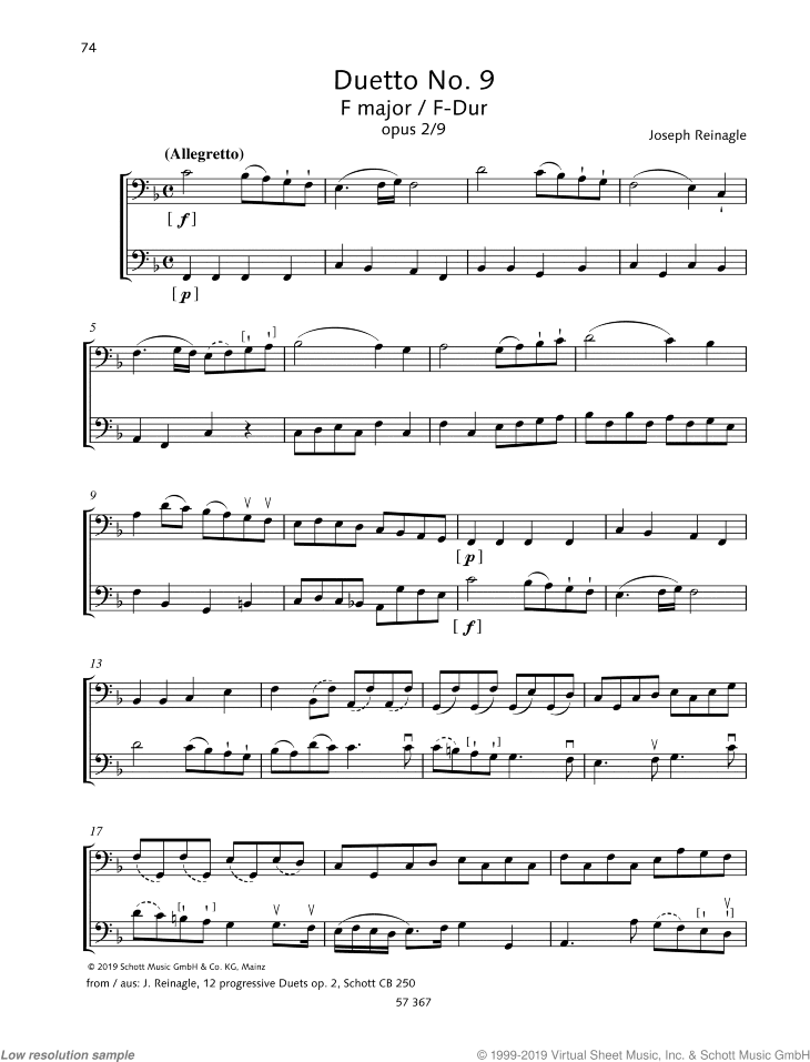 Duetto No. 9 in F major, Op. 7, No. 9
