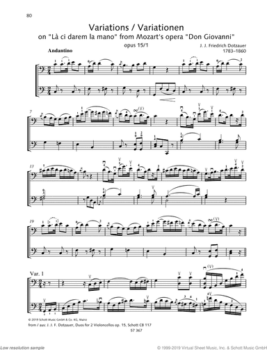Variations on "La ci danem la mano"