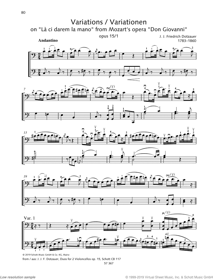 Variations on "La ci danem la mano"