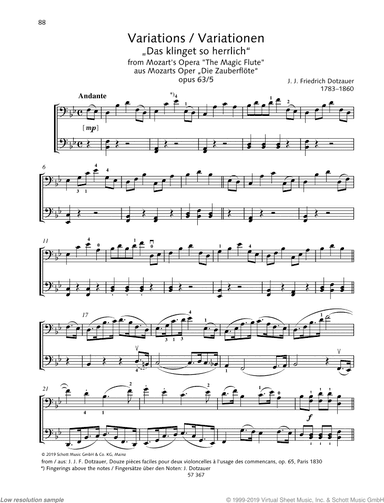 Variations on "Das klinget so herrlich"