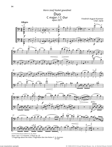 Duo in C major, Op. 22, No. 1