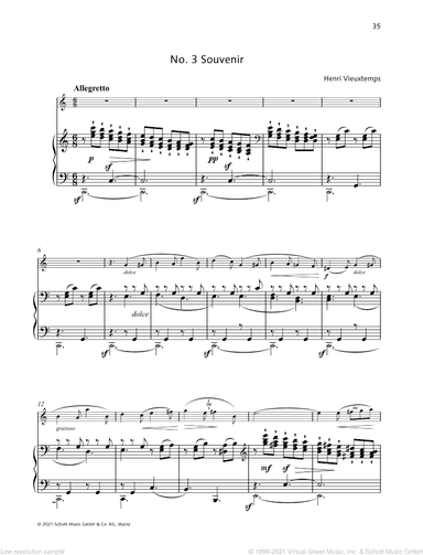 Souvenir, Op. 7, No. 3
