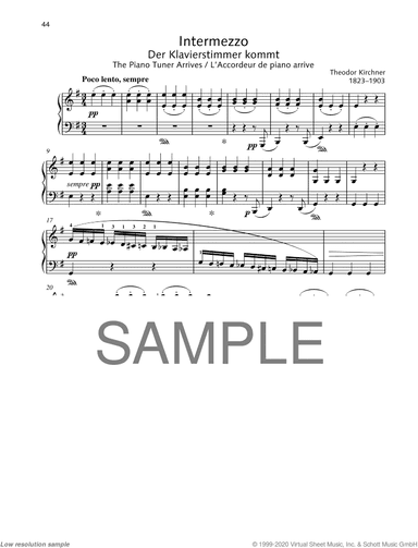 Intermezzo: The Piano Tuner, from: New Album Leafs, Op. 49