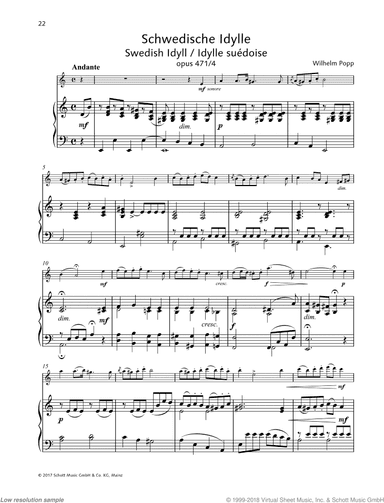 Swedish Idyll, Op. 471, No. 1