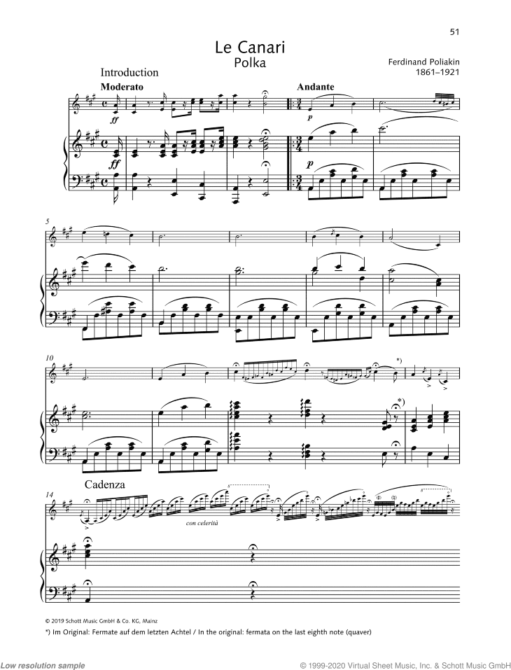 Le Canari, Polka