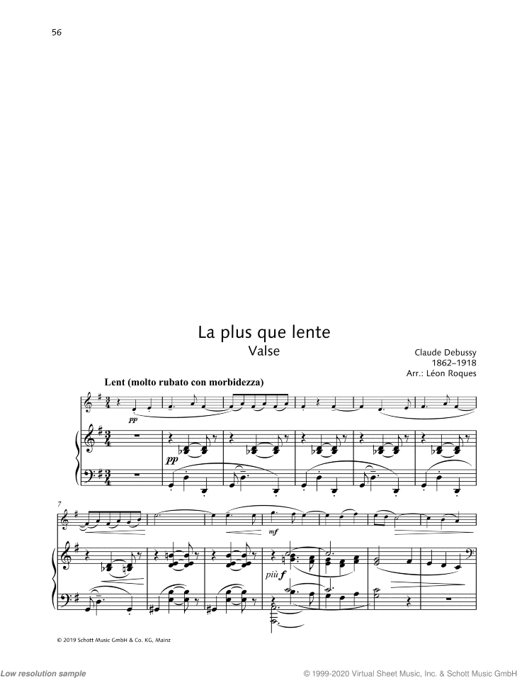 Le plus que lente, Valse