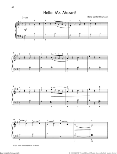 Hello, Mr. Mozart!