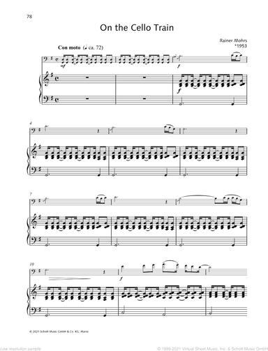 On the Cello Train