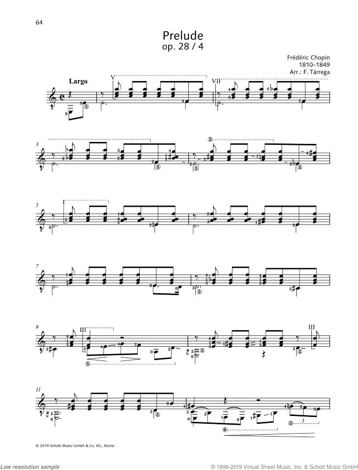 Prelude, Op. 28, No. 4