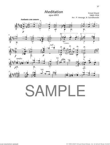Meditation, op. 62/2