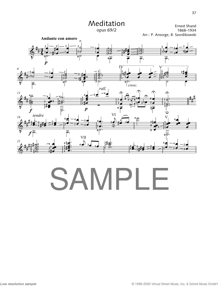 Meditation, op. 62/2