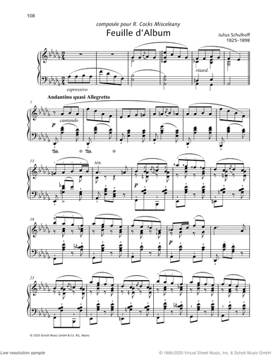 Feuille d'Album
