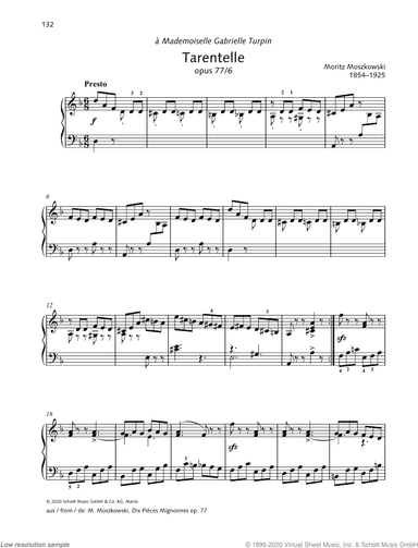 Tarentelle, Op. 77/6