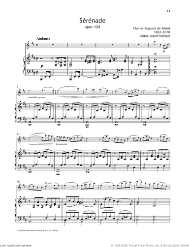 Serenade, Op. 124