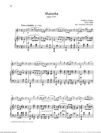 Mazurka, Op. 17/1