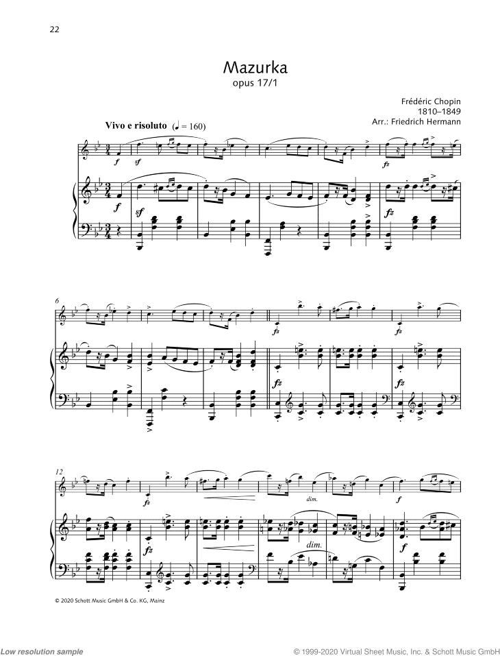 Mazurka, Op. 17/1