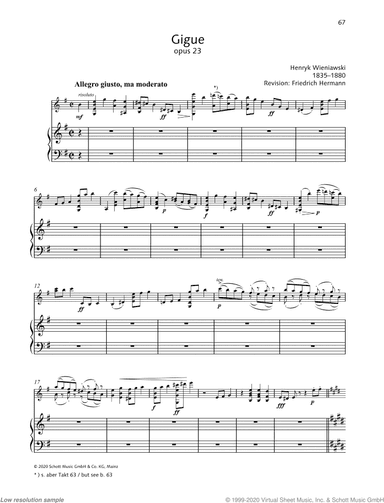 Gigue, Op. 23