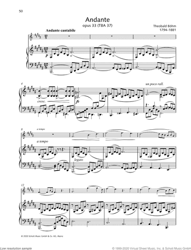 Andante, Op. 33 (TBA 37)