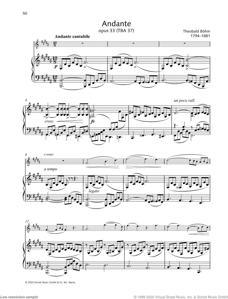 Andante, Op. 33 (TBA 37)