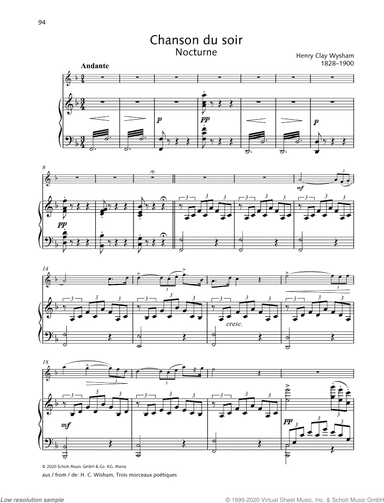 Chanson du soir