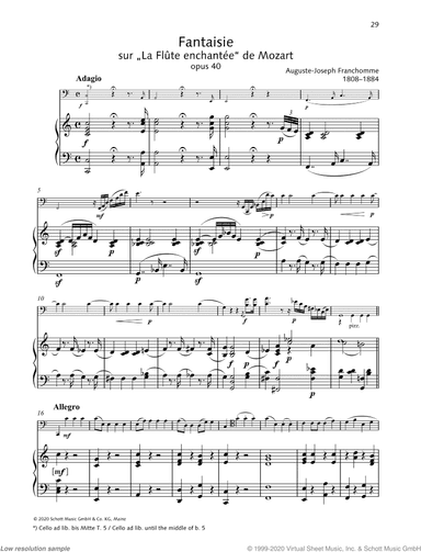 Fantaisie sur "La Flute enchantee" de Mozart