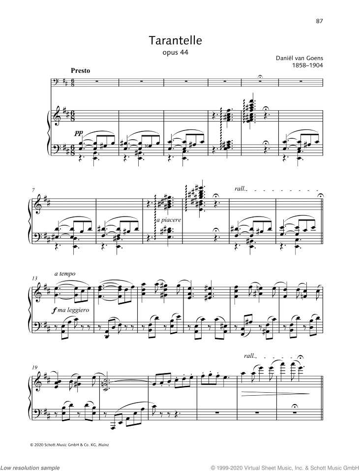 Tarantelle, Op. 44