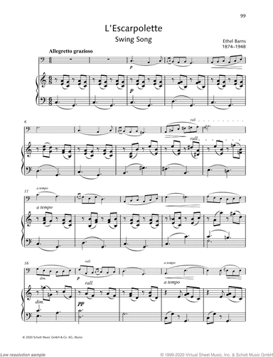L'Escarpolette, Swing Song