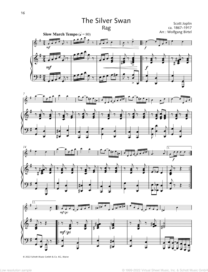 The Silver Swan Rag
