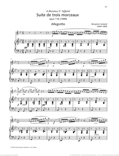 Suite de trois morceaux, Op. 116