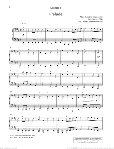 Prelude, from: Te Deum, H 146