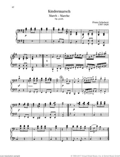 Kindermarsch in G major