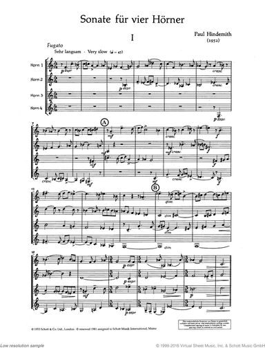 Sonata, full score