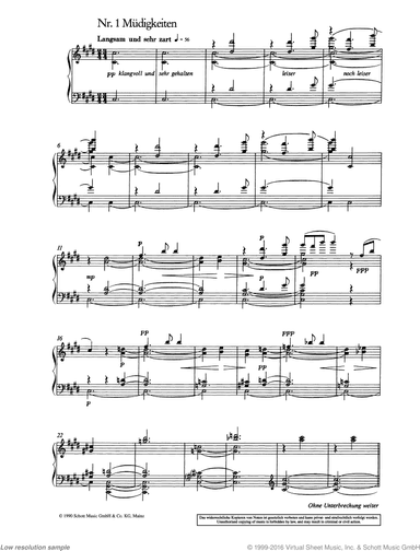 In a Night ..., Op. 15, Dreams and Experiences