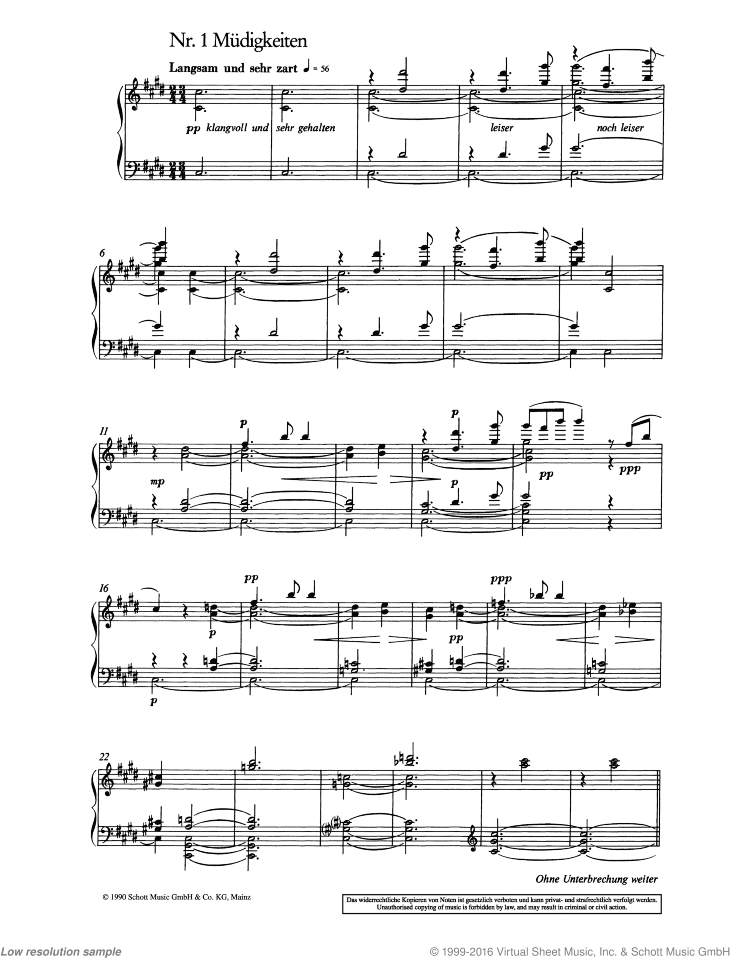 In a Night ..., Op. 15, Dreams and Experiences