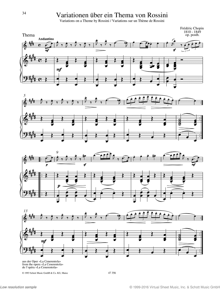 Variations on a Theme by Rossini