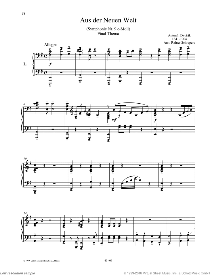 New World Symphony, Final Theme
